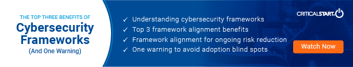 Top 3 Benefits of Cybersecurity Frameworks & One Warning - On Demand webinar