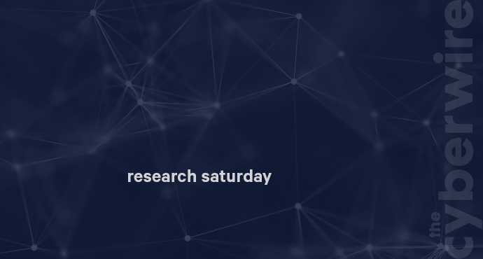 Research Saturday 6.1.19